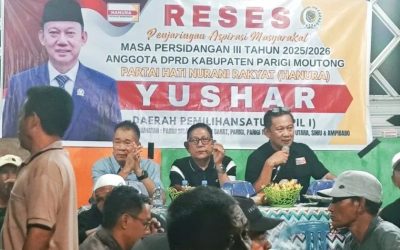 Jalan, Drainase hingga UMKM Jadi Aspirasi Warga Kampal dalam Reses DPRD Parimo